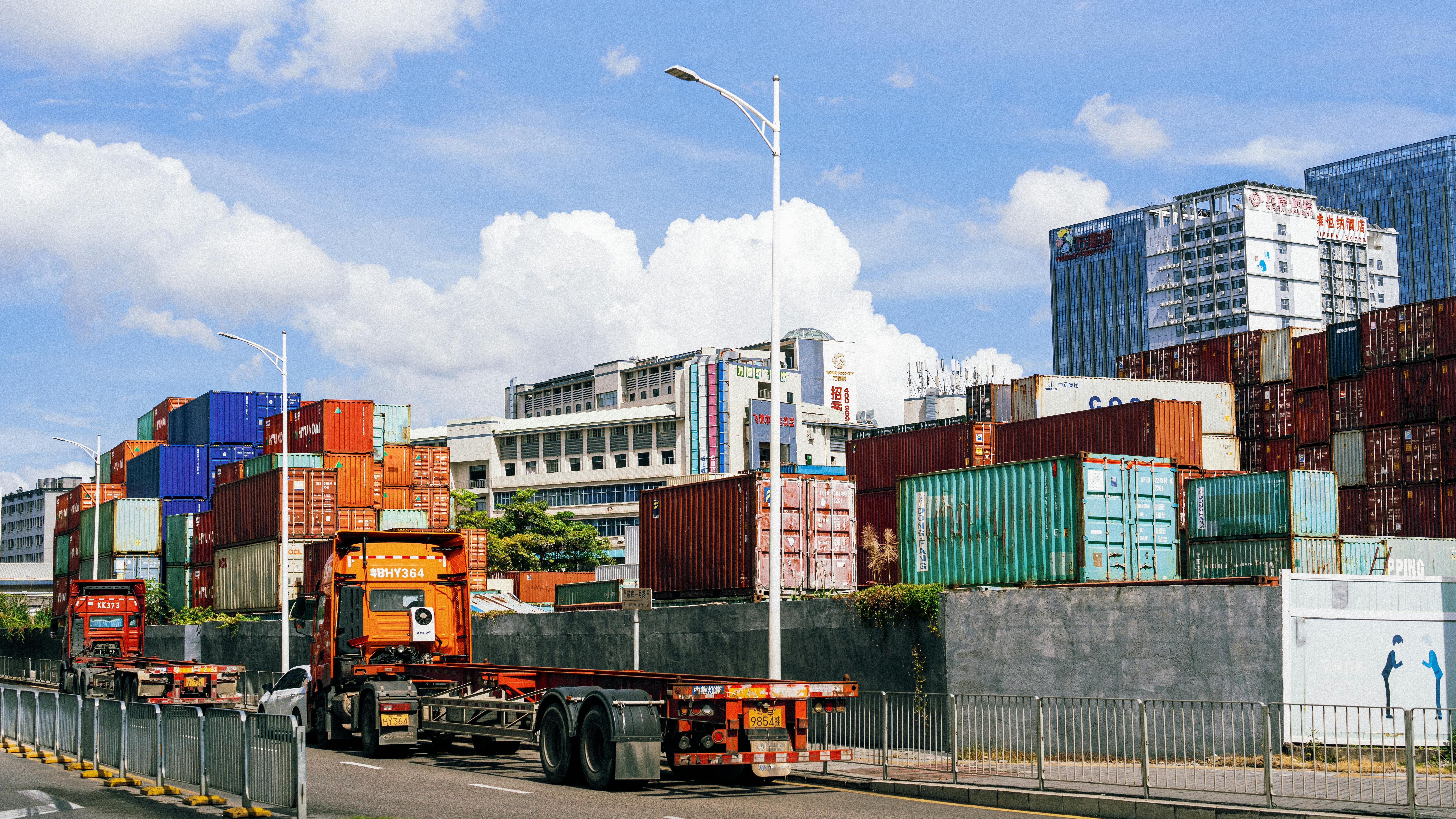 Professional driver ensuring safe cargo delivery
